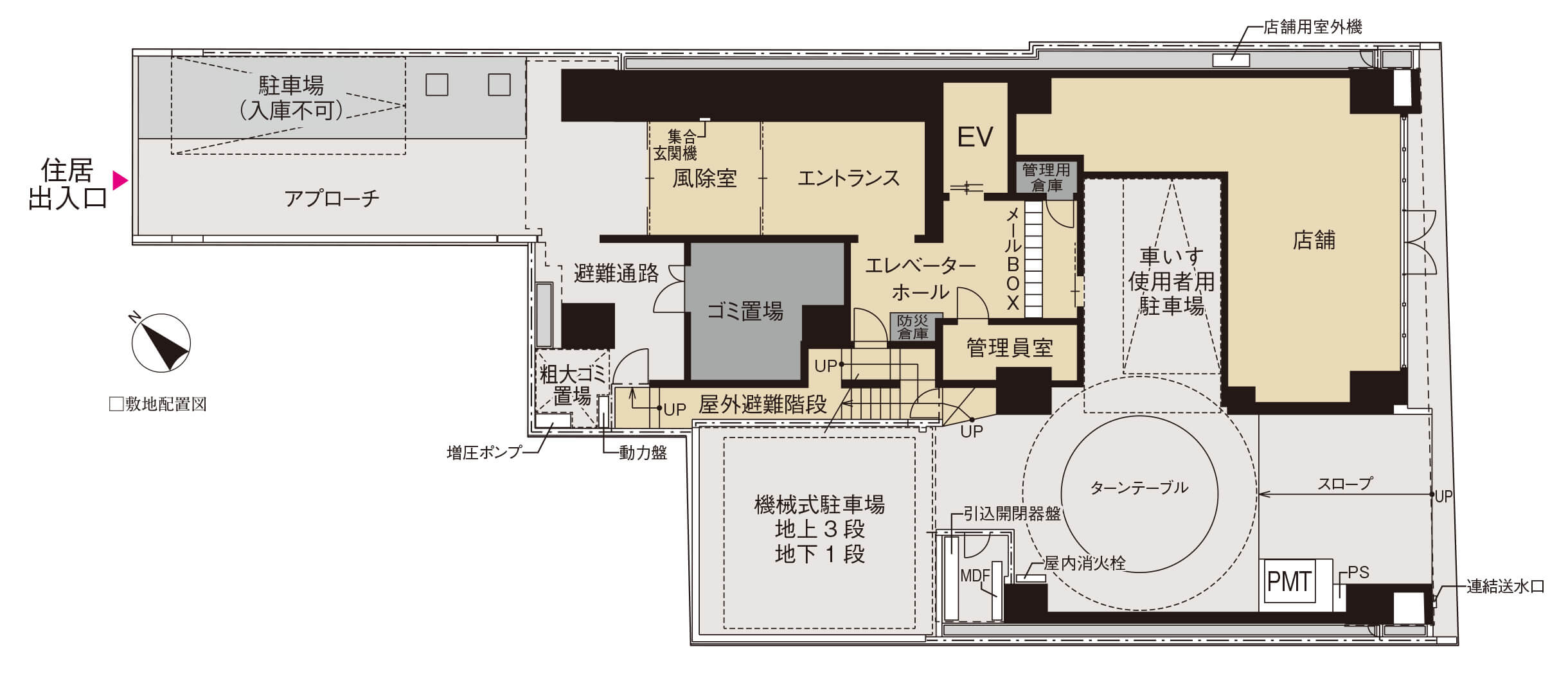 敷地配置図